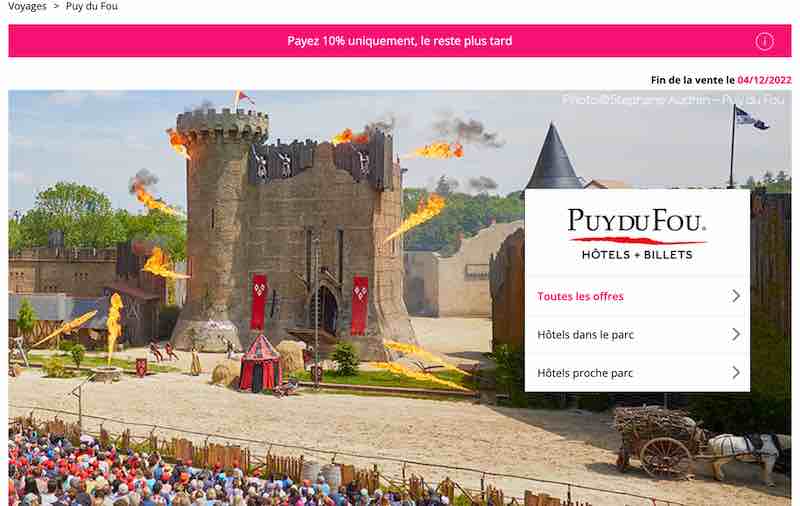 vente privée hotels au Puy dubFou 2023 moins cher