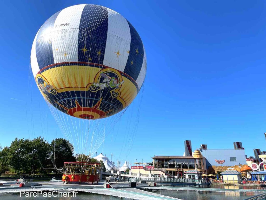 Code promo réduction tarif ballon panoramagie de Disneyland Paris
