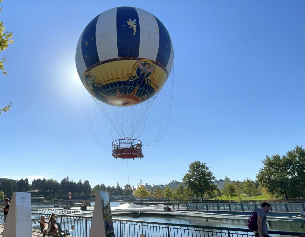 promo ballon panoramagique à Disney Village de Disneyland Paris