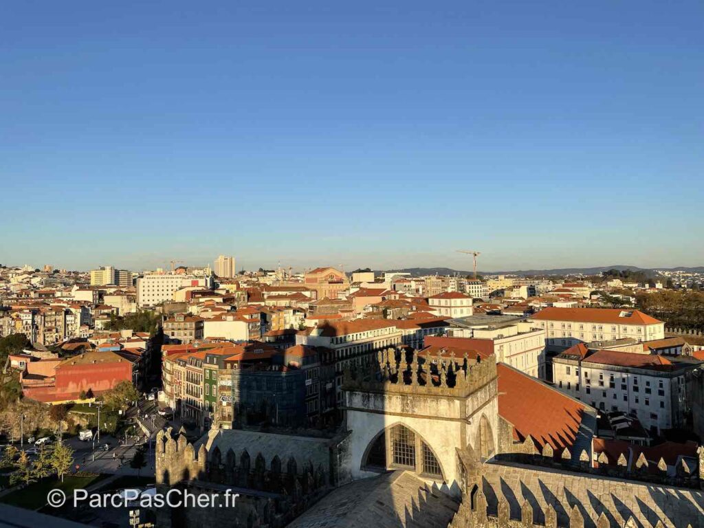 vue depuis la cathédrale de Porto