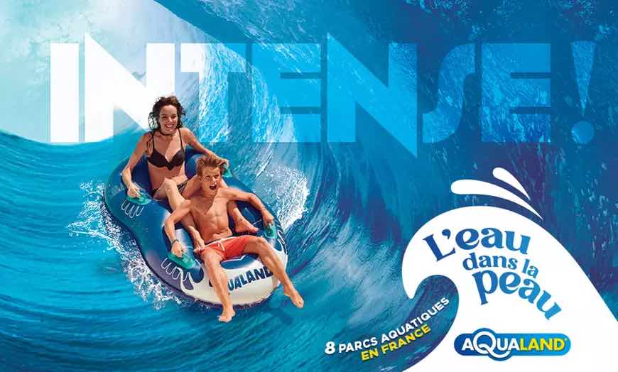 Promo Aqualand à -7€ : billet non daté pour les parcs aquatiques en France