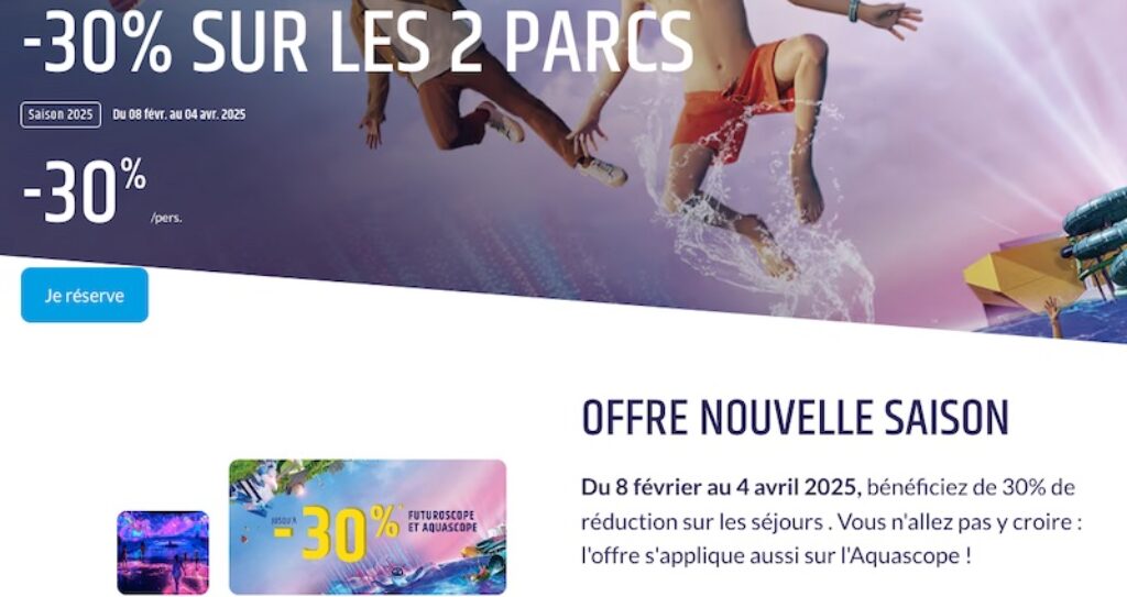 Promo séjour Futuroscope 2025 pas cher 