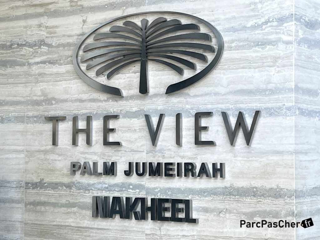 Coupon Code promo Observatoire vue The View at The Palm Dubai 