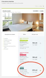 utilisation code promo BB Hôtel Disneyland