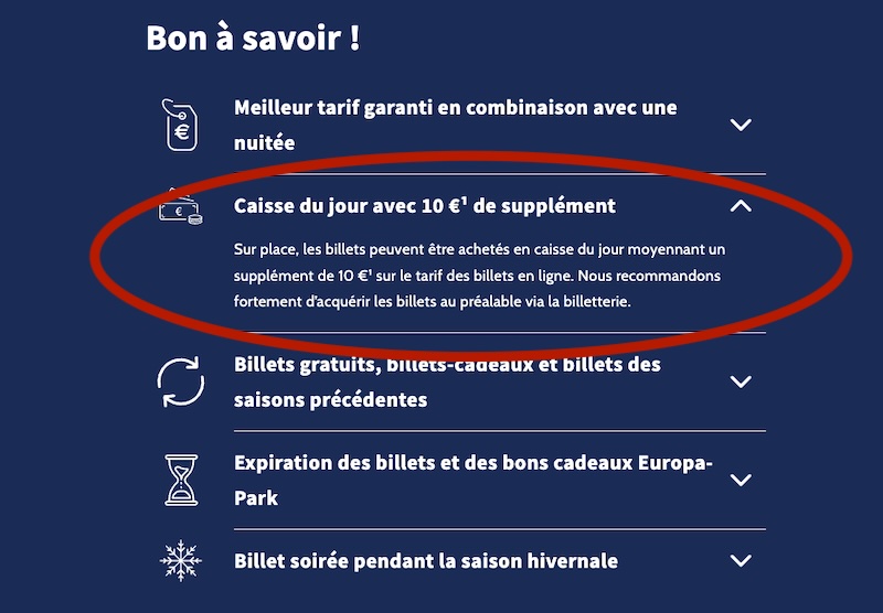 Promo billet Europa-Park pas cher 10 euros de réduction 